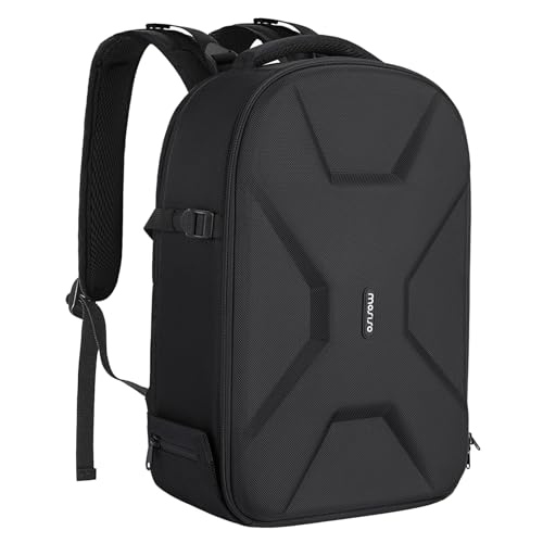 MOSISO Camera Backpack, DSLR/SLR/Mirrorless Photography Backpack, Camera Bag with Tripod Holder&15.6 inch Laptop Compartment&Rain Cover Compatible with Canon/Nikon/Sony/DJI Mavic Drone, Black