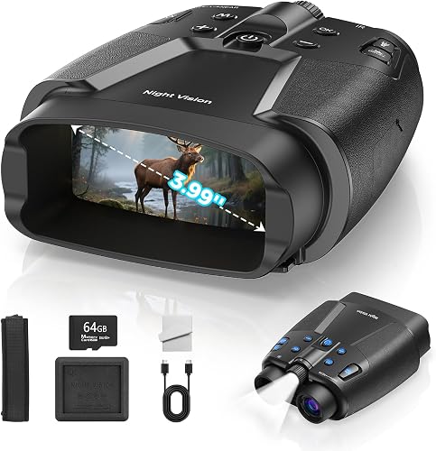 TELUHA Night Vision Goggles, 4K Night Vision Binoculars with 3.99" HD — Side-by-side comparison of top picks in this category