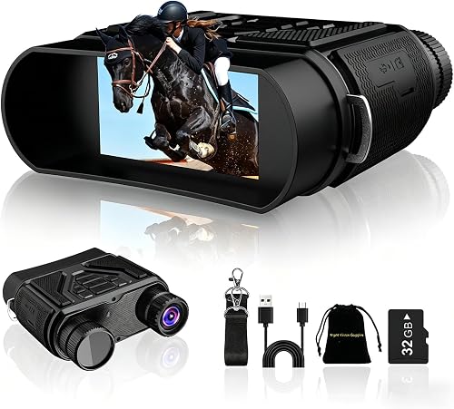 Night Vision Goggles-Digital Night Vision Binoculars with 8X Zoom & 32 — Real-world performance testing in action