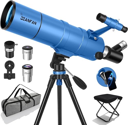 Dianfan Telescope for Kids & Adults, 90mm Aperture 550mm Astronomical — Our hands-on testing setup for telescope binocular budget
